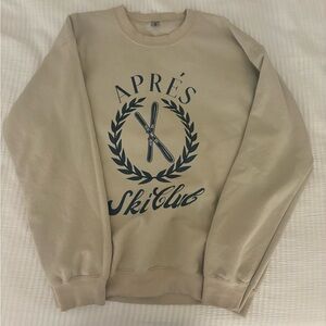 Apres ski sweatshirt